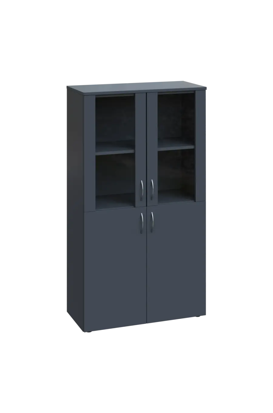 CN 4 - 8DS skříň, 4-dveřová/prosklená, 1450x800x400, antracit