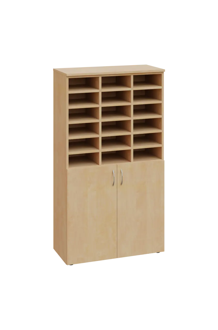 CRG - 4 skříň, 2-dveřová/registrační vložka, 1450x800x400, bříza světlá