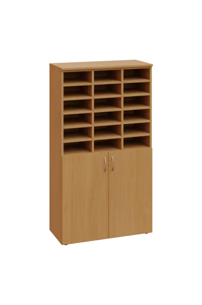 CRG - 4 skříň, 2-dveřová/registrační vložka, 1450x800x400, buk royal