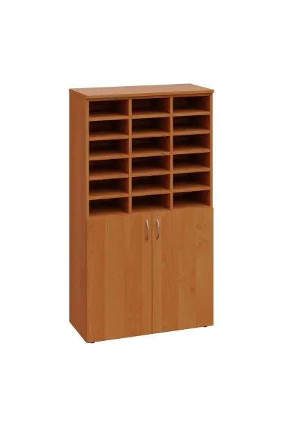 CRG - 4 skříň, 2-dveřová/registrační vložka, 1450x800x400, olše jantar