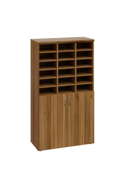 CRG - 4 skříň, 2-dveřová/registrační vložka, 1450x800x400, ořech světlý