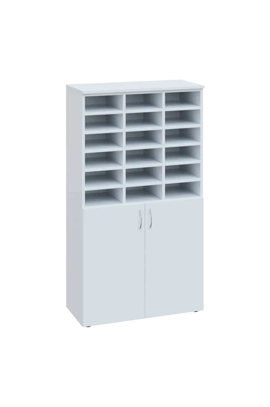 CRG - 4 skříň, 2-dveřová/registrační vložka, 1450x800x400, bílá