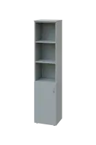 CN 5 - 4DN3 skříň, 1-dveřová/nika, levá, 1800x400x400, šedá