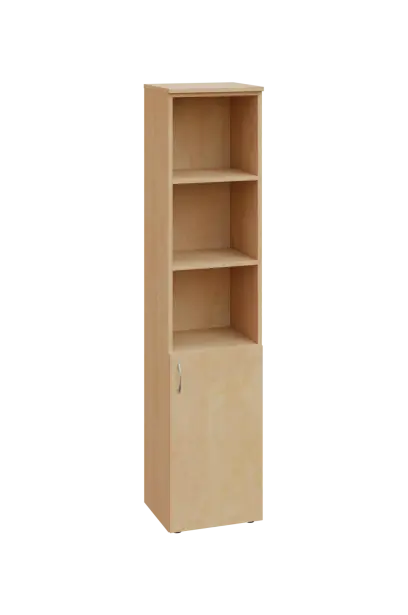 CN 5 - 4DN3 skříň, 1-dveřová/nika, pravá, 1800x400x400, bříza světlá