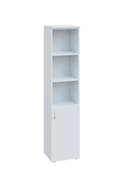 CN 5 - 4DN3 skříň, 1-dveřová/nika, pravá, 1800x400x400, bílá