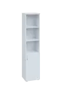 CN 5 - 4DN3 skříň, 1-dveřová/nika, pravá, 1800x400x400, bílá