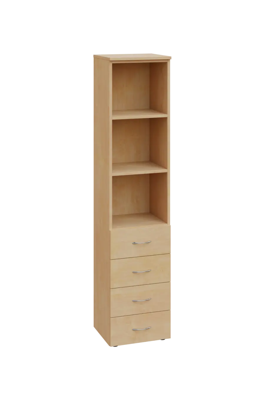 CN 5 - 44ZN skříň, 4-zásuvková/nika, 1800x400x400, bříza světlá