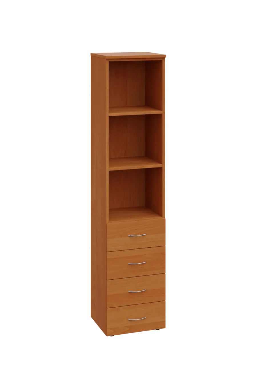 CN 5 - 44ZN skříň, 4-zásuvková/nika, 1800x400x400, olše jantar