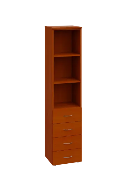 CN 5 - 44ZN skříň, 4-zásuvková/nika, 1800x400x400, třešeň šumavská