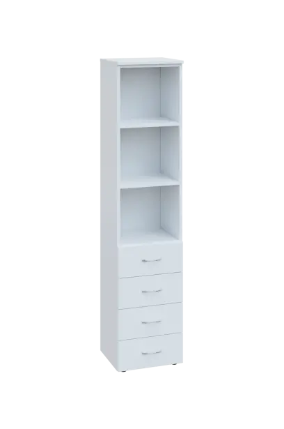 CN 5 - 44ZN skříň, 4-zásuvková/nika, 1800x400x400, bílá CN 5 - 44ZN skříň, 4-zásuvková/nika, 1800x400x400, bílá