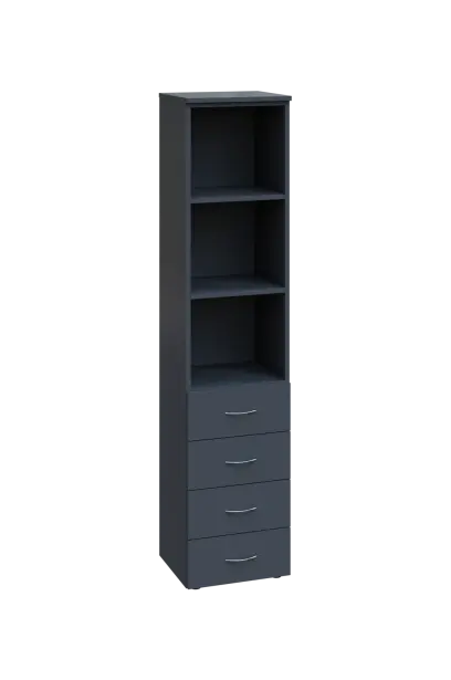 CN 5 - 44ZN skříň, 4-zásuvková/nika, 1800x400x400, antracit