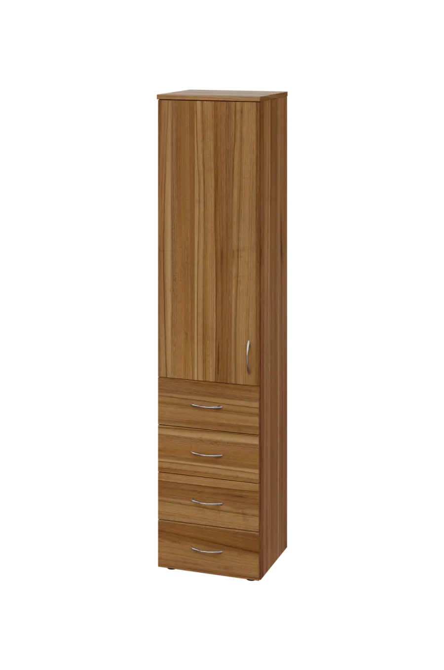 CN 5 - 44ZD skříň, 4-zásuvková/1-dveřová, levá, 1800x400x400, ořech světlý