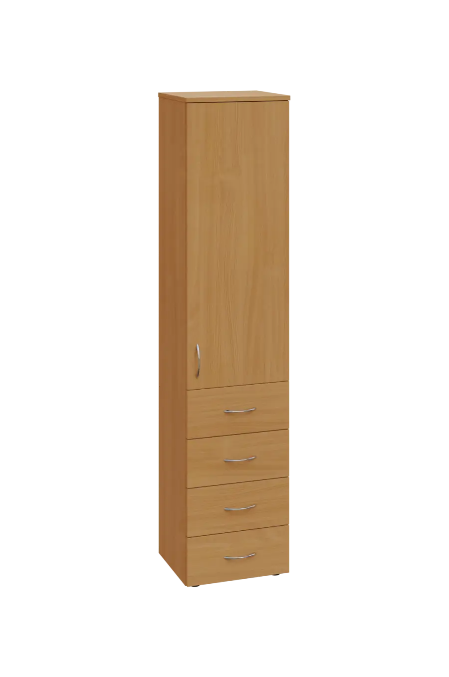 CN 5 - 44ZD skříň, 4-zásuvková/1-dveřová, pravá, 1800x400x400, buk royal