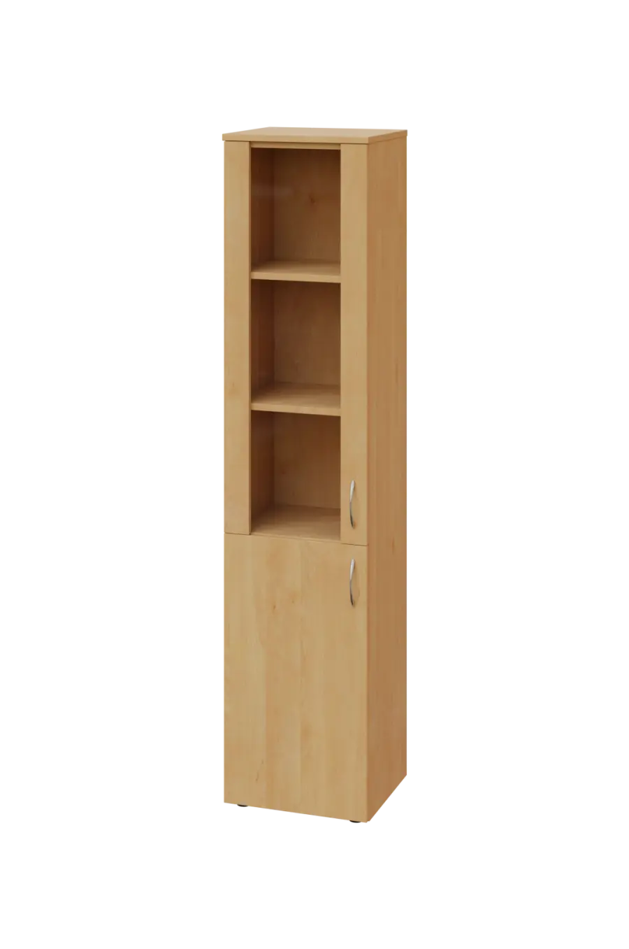 CN 5 - 4DS skříň, 2-dveřová/prosklená, levá, 1800x400x400, javor horský