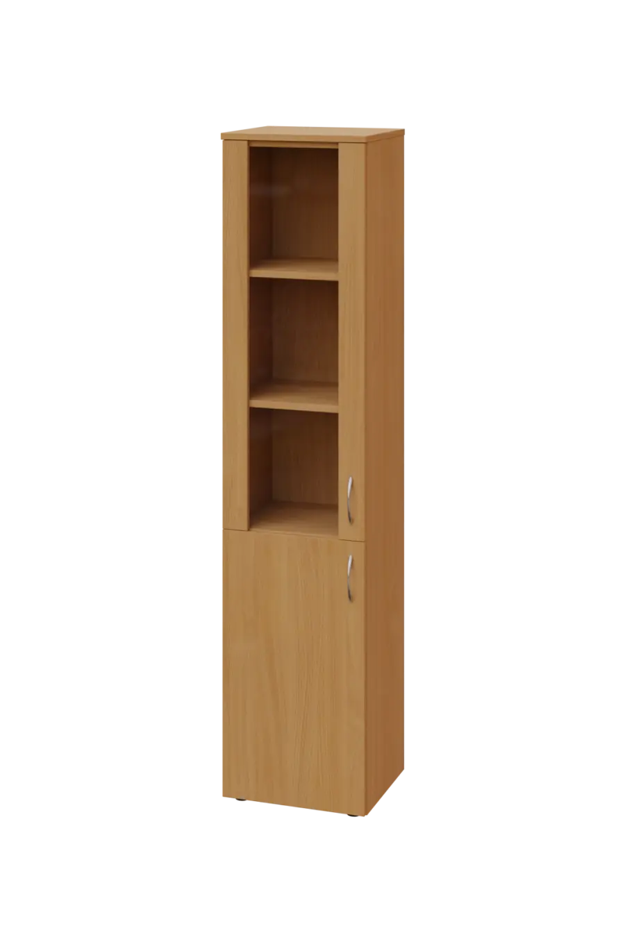 CN 5 - 4DS skříň, 2-dveřová/prosklená, levá, 1800x400x400, buk royal