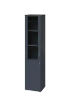 CN 5 - 4DS skříň, 2-dveřová/prosklená, levá, 1800x400x400, antracit