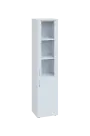 CN 5 - 4DS skříň, 2-dveřová/prosklená, pravá, 1800x400x400, bílá
