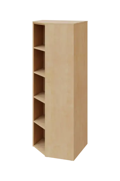 CV 5 - 7 skříň rohová, levá, 1800x700x700, bříza světlá CV 5 - 7 skříň rohová, levá, 1800x700x700, bříza světlá