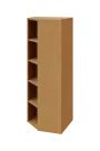 CV 5 - 7 skříň rohová, levá, 1800x700x700, buk royal