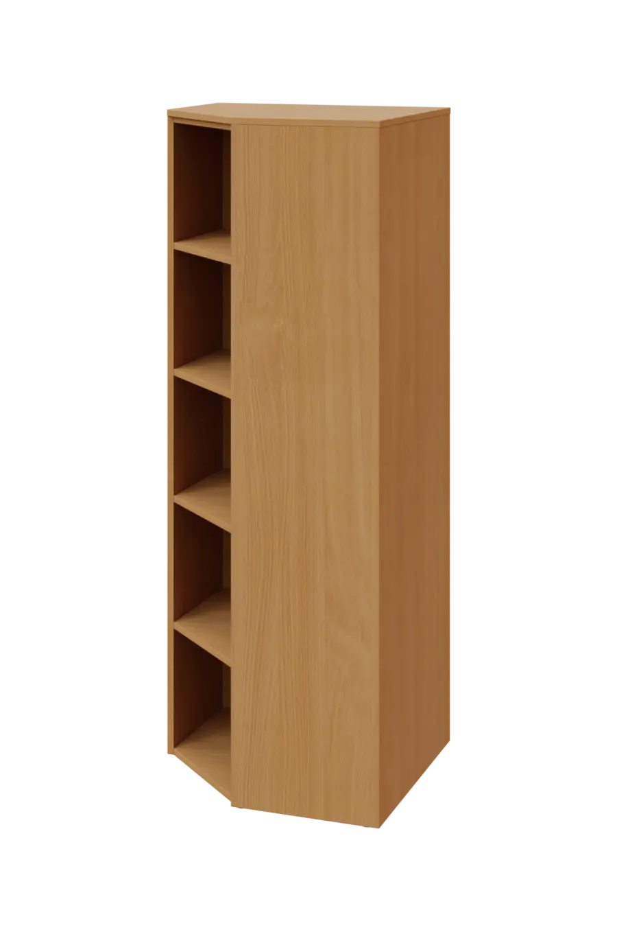 CV 5 - 7 skříň rohová, levá, 1800x700x700, buk royal