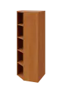 CV 5 - 7 skříň rohová, levá, 1800x700x700, olše jantar