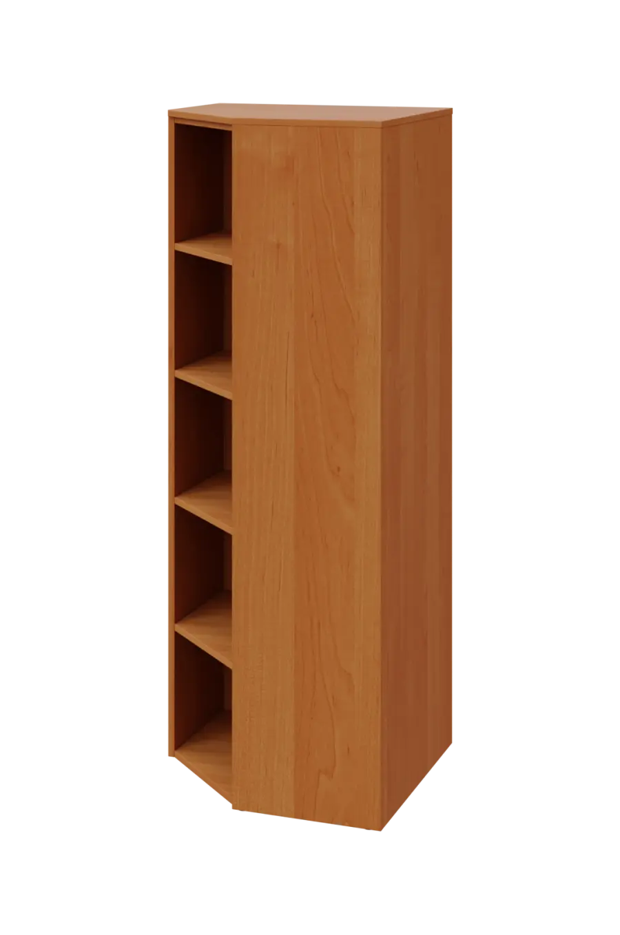 CV 5 - 7 skříň rohová, levá, 1800x700x700, olše jantar