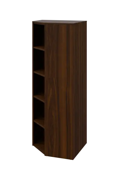 CV 5 - 7 skříň rohová, levá, 1800x700x700, ořech královský CV 5 - 7 skříň rohová, levá, 1800x700x700, ořech královský