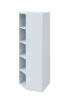 CV 5 - 7 skříň rohová, levá, 1800x700x700, bílá