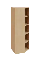 CV 5 - 7 skříň rohová, pravá, 1800x700x700, bříza světlá