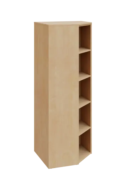 CV 5 - 7 skříň rohová, pravá, 1800x700x700, bříza světlá CV 5 - 7 skříň rohová, pravá, 1800x700x700, bříza světlá