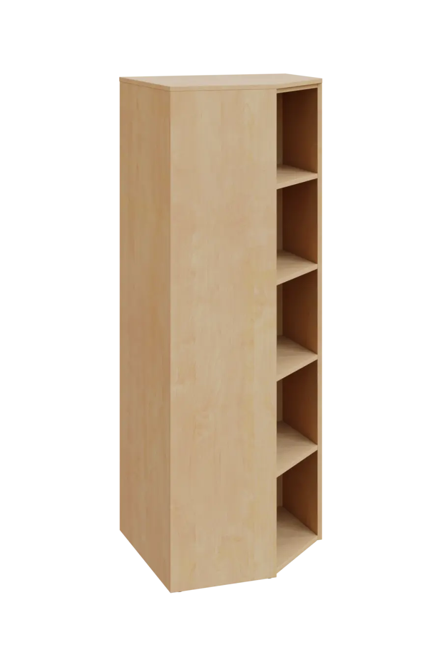 CV 5 - 7 skříň rohová, pravá, 1800x700x700, bříza světlá