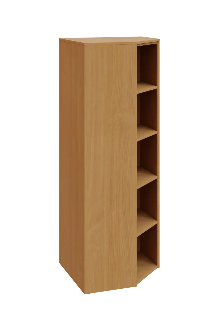 CV 5 - 7 skříň rohová, pravá, 1800x700x700, buk royal