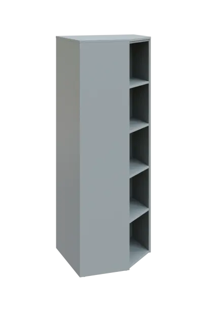CV 5 - 7 skříň rohová, pravá, 1800x700x700, šedá CV 5 - 7 skříň rohová, pravá, 1800x700x700, šedá