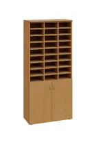 CRG - 5 skříň, 2-dveřová, 3x registrační vložka, 1800x800x400, buk royal