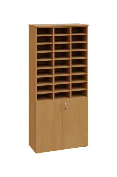 CRG - 5 skříň, 2-dveřová, 3x registrační vložka, 1800x800x400, buk royal