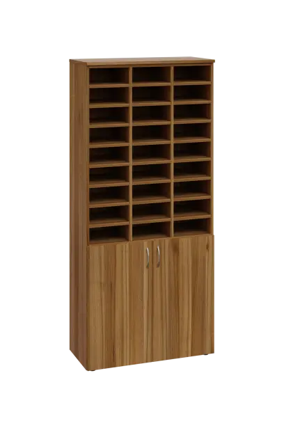 CRG - 5 skříň, 2-dveřová, 3x registrační vložka, 1800x800x400, ořech světlý