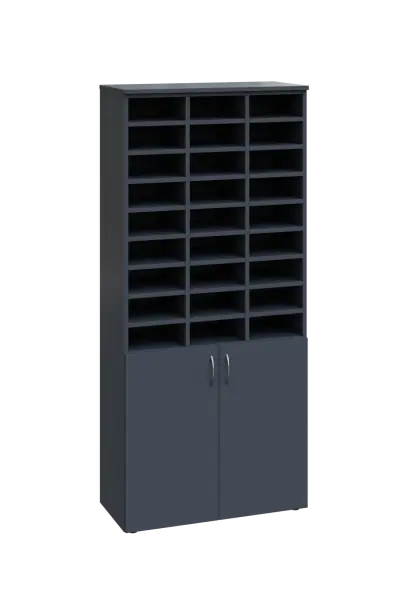 CRG - 5 skříň, 2-dveřová, 3x registrační vložka, 1800x800x400, antracit