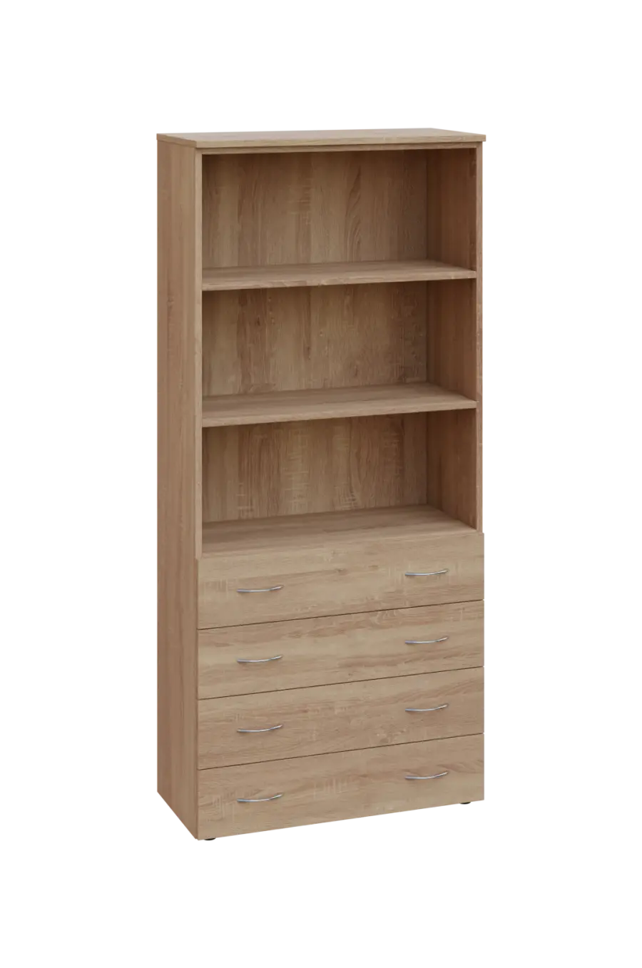 CN 5 - 84ZN skříň, 4-zásuvková/nika, 1800x800x400, dub bardolino