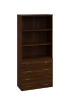 CN 5 - 84ZN skříň, 4-zásuvková/nika, 1800x800x400, ořech královský