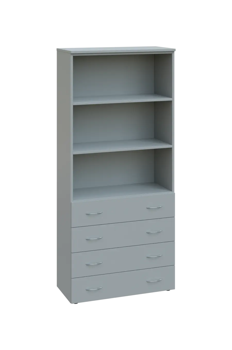 CN 5 - 84ZN skříň, 4-zásuvková/nika, 1800x800x400, šedá