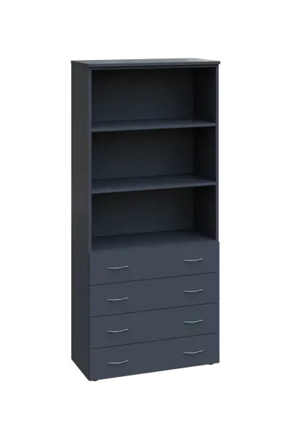 CN 5 - 84ZN skříň, 4-zásuvková/nika, 1800x800x400, antracit