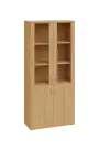 CN 5 - 8DS skříň, 4-dveřová/prosklená, 1800x800x400, javor horský