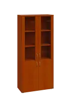 CN 5 - 8DS skříň, 4-dveřová/prosklená, 1800x800x400, třešeň šumavská