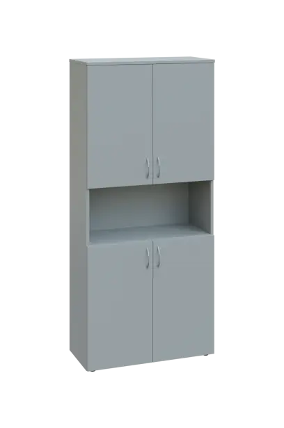 CN 5 - 84DN skříň, 4-dvéřová/nika, 1800x800x400, šedá CN 5 - 84DN skříň, 4-dvéřová/nika, 1800x800x400, šedá