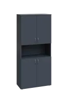 CN 5 - 84DN skříň, 4-dvéřová/nika, 1800x800x400, antracit