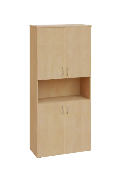 CN 5 - 84DN skříň, 4-dvéřová/nika, 1800x800x400, bříza světlá CN 5 - 84DN skříň, 4-dvéřová/nika, 1800x800x400, bříza světlá