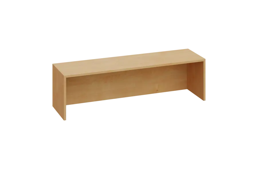 CNN 2 - 120 nástavba stolová, deska 25 mm, 342x1200x340, javor horský