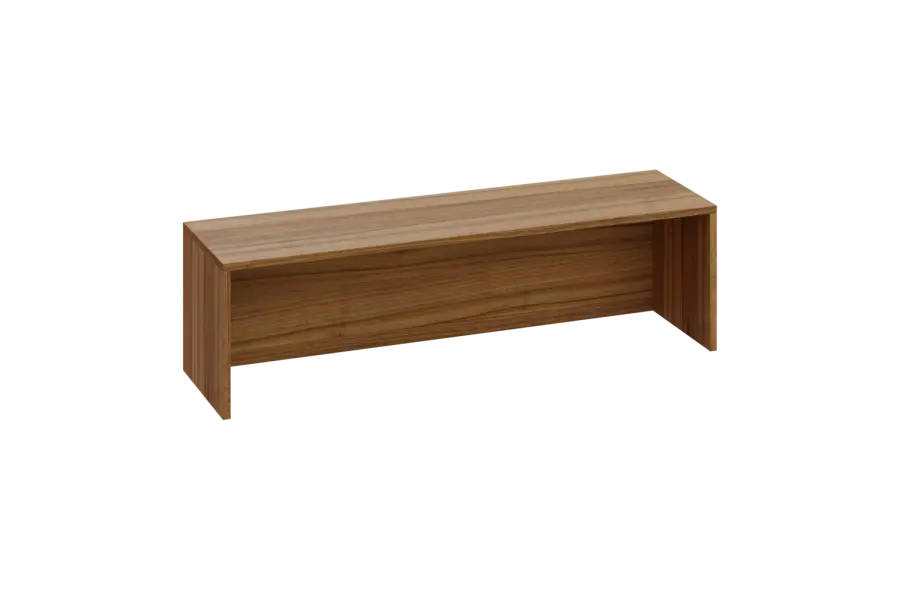 CNN 2 - 120 nástavba stolová, deska 25 mm, 342x1200x340, ořech světlý