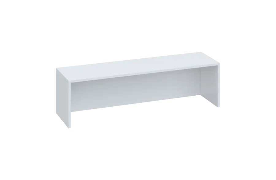 CNN 2 - 120 nástavba stolová, deska 25 mm, 342x1200x340, bílá