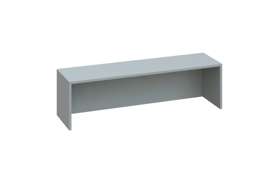 CNN 2 - 120 nástavba stolová, deska 25 mm, 342x1200x340, šedá